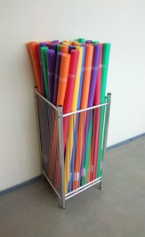 Стойка для нудлов на 50 шт. 58x58x128см.
