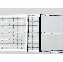 Карманы для антенн "KV.REZAC" арт. 15015876, дл. 1 м, шир. 5 см, ПВХ, на липучках, для сеток клас. волейбола, цв. бело-черный. Вып. функцию огранич. лент.