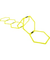 Набор шестиугольных напольных обручей Agility Hoops (JA-216), 6 шт.