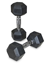 Гантель NT162 шестигранная обрезиненная NT162 - 1 кг