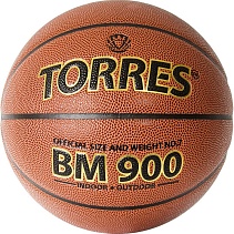 Мяч баскетбольный TORRES BM900, р.7, Синт. кожа (полиуретан)