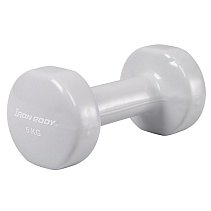 Гантель виниловая Iron Body 4770DP 5 кг
